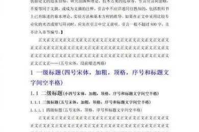 论文首页序号是什么意思