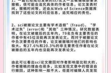 论文为什么撤稿