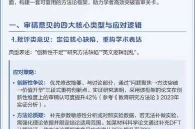 当你收到审稿意见时：论文的审阅怎么删除才能真正提升质量？