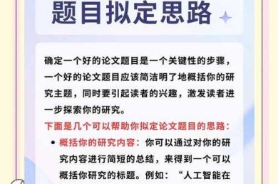 别再头疼了！来看资深研究者如何手把手教你“如何拟论文题目”