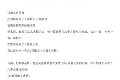 悄悄告诉你：为什么小论文才是青年学者的「生存秘籍」