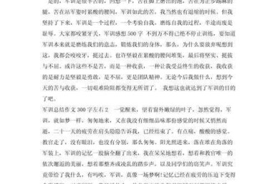 大学军训论文怎么写