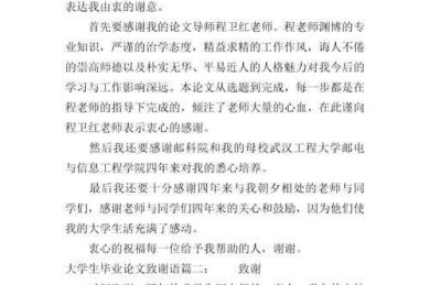 论文致谢怎么写好友