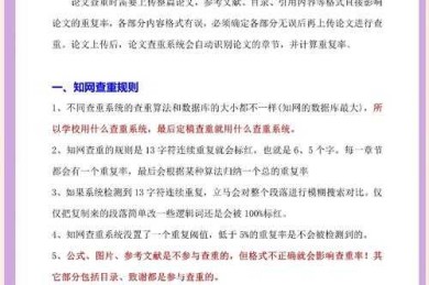 论文人的生存指南：如何看懂论文查重报告不再抓狂