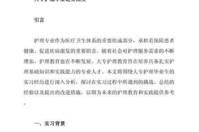 还在发愁？来看“护理毕业论文写什么好”的终极指南