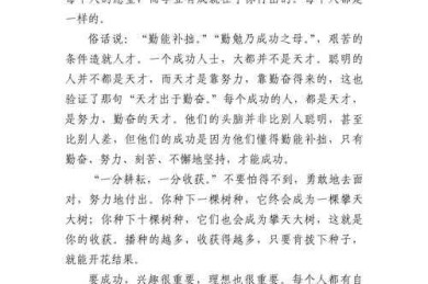 初中有什么论文