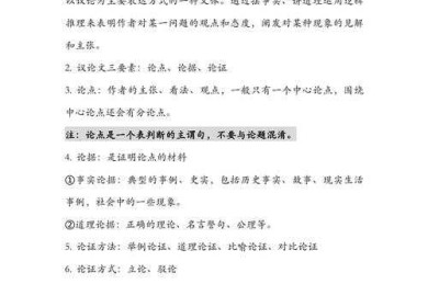 议论文怎么答题