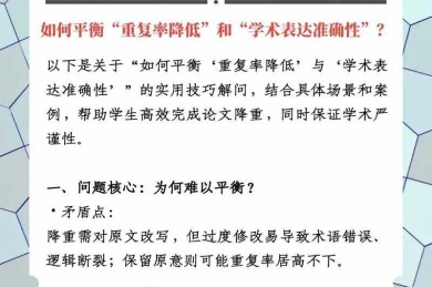别让你的学术声誉翻车！论文重复率指的是什么？一篇讲透核心与对策