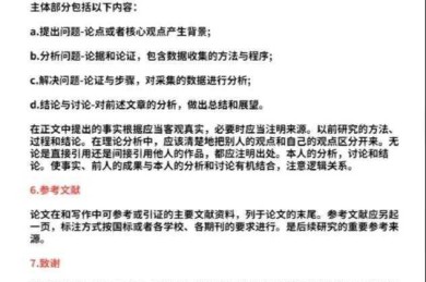 论文要有什么要素