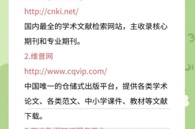 探索中国学术资源宝库：一文说清国家三大论文网站是什么