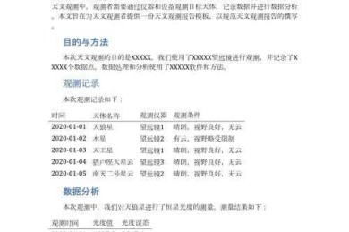 从望远镜到学术期刊：天文观测小论文怎么写才能让审稿人眼前一亮？