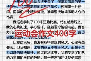 当运动场遇见思辨场：运动会主题议论文的破题之道