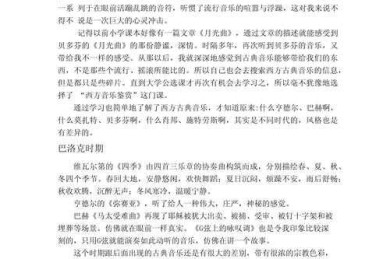 音乐之内涵论文怎么写