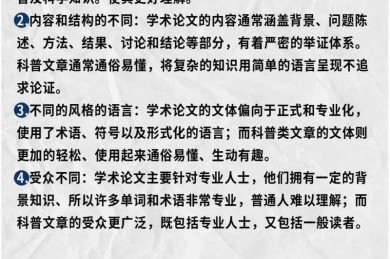 科普写作新视野：什么是科普论文？打通学术与大众传播的任督二脉