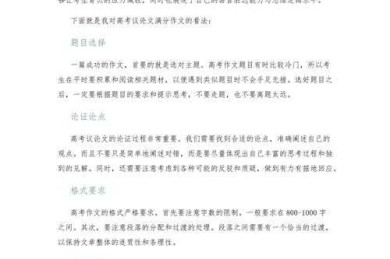 从学术写作到考场实战：议论文作文思路怎么写才能拿高分？