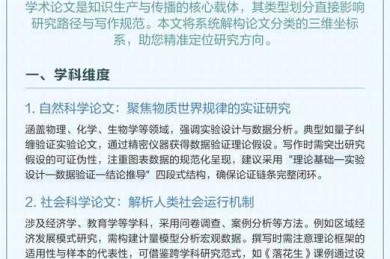探索学术世界的基础构建：描述性论文的深度解析