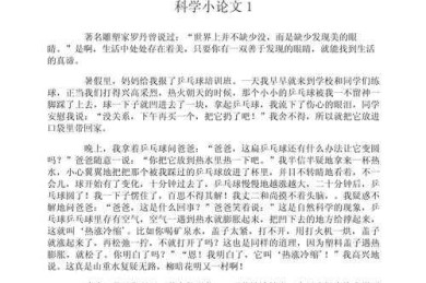 论文都有什么类型的论文