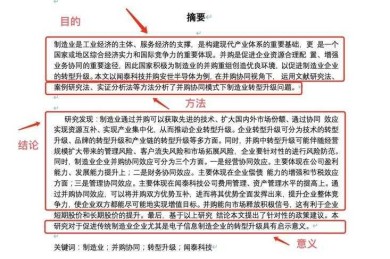 别被摘要困住！论文有些什么部分才能真正支撑你的学术大厦？