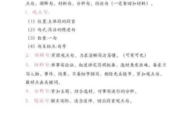 解开议论文写作的密码：为什么标准段是你逻辑制胜的关键？