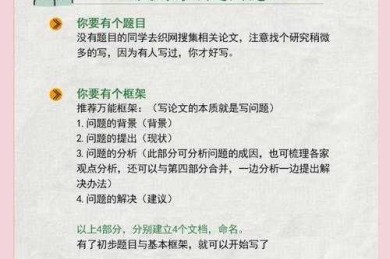 从焦虑到完稿：论文初稿如何快速写完的实战指南