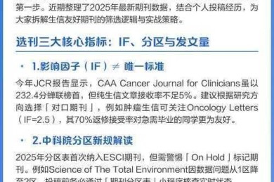 新手必看：什么论文期刊好发？资深学术人的实战避坑指南