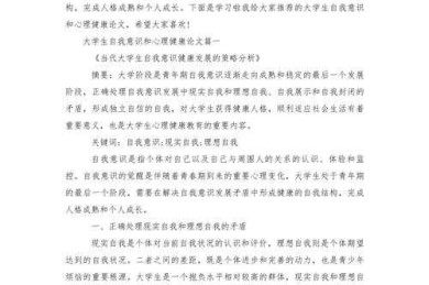 什么是人格论文