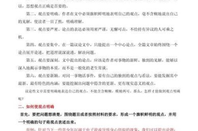 学术写作指南：考试中演讲稿式议论文的高效写作策略