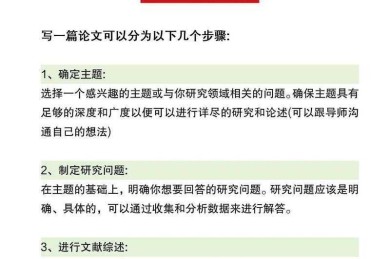 揭秘：在家如何高效写论文——学术生产力提升指南