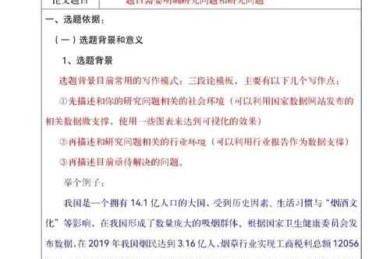 从迷茫到清晰：论文开题报告怎么写手的实战指南