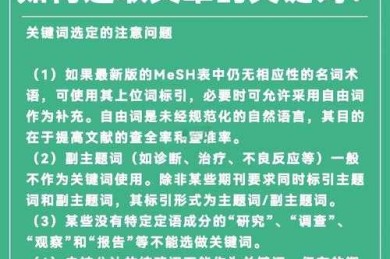 写作新手必看：论文关键词怎么找？资深学术写作者的保姆级指南