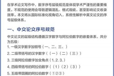 论文项目编号：从混乱到专业的学术表达艺术