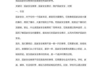 安全论文写什么