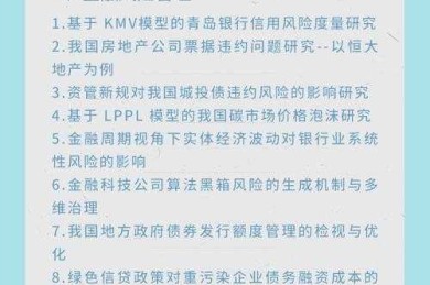 金融论文指导手册怎么写