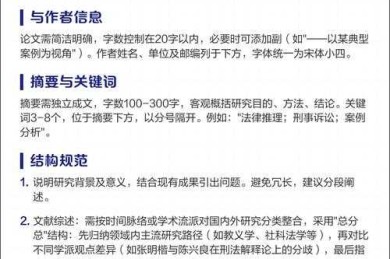 法学本科论文格式指南：从入门到精通的全流程拆解