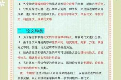 学术写作指南：如何准确确定综述性论文分类号