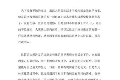 学术写作中的情感表达：如何写好论文致谢部分