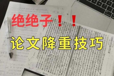 当你的论文被标红时：解密学术写作中的降重生存指南