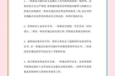 毕业论文二辩的那些关键点：解密你何时会遇上“第二次机会”
