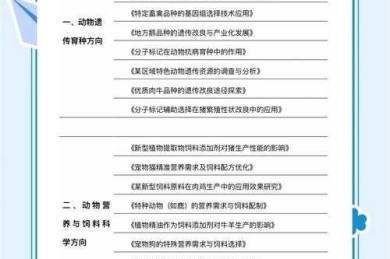 搞定兽医学毕业论文：从选题到答辩的完整指南