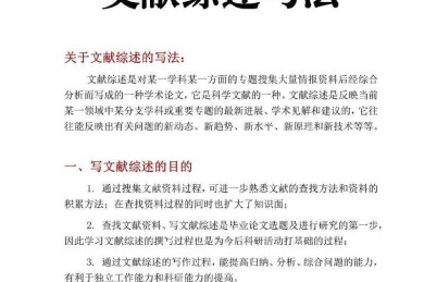 文献综述写到崩溃？论文中 换成什么 才能让导师眼前一亮