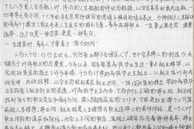 大学手写小论文怎么写