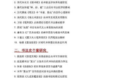 书法论文是什么？一份给艺术研究者的实践指南