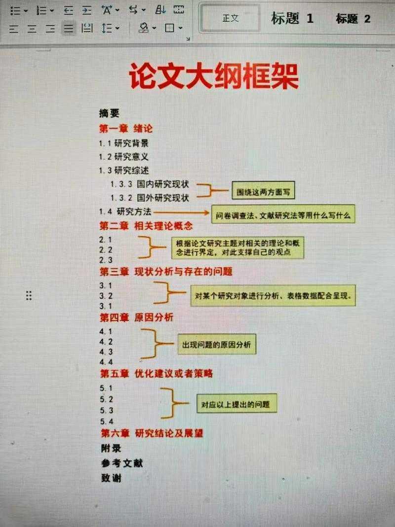 从零到一：论文提纲内容怎么写才能让导师眼前一亮？