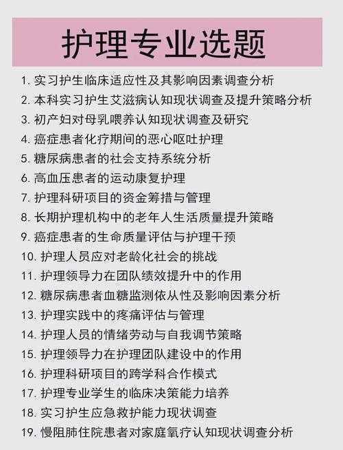 经验分享：还在为选题发愁？来看这篇关于“护理论文什么选题好写”的深度解析