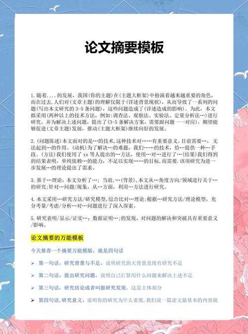 论文摘要怎么写好看