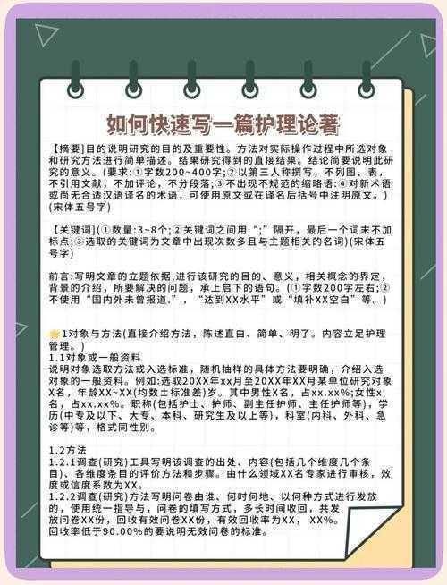 从零到一：资深导师教你如何写护理论文，避开这些坑效率翻倍