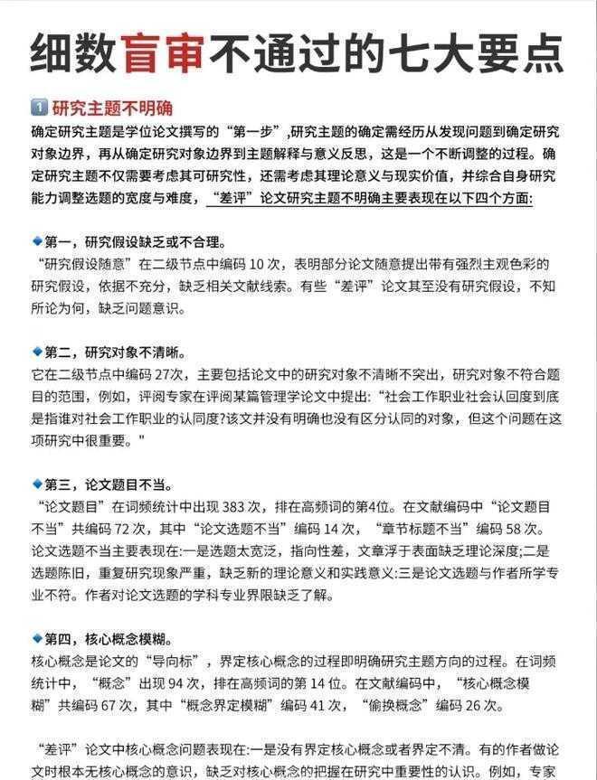 从评审专家视角解密:论文盲审审什么?这些雷区千万别踩