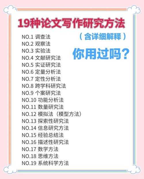 从入门到精通:手把手教你搞定“论文用什么研究方法”