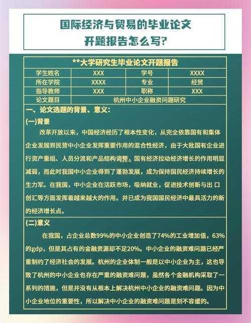 还在纠结选题？国贸专业写什么论文才能兼具学术价值与现实意义