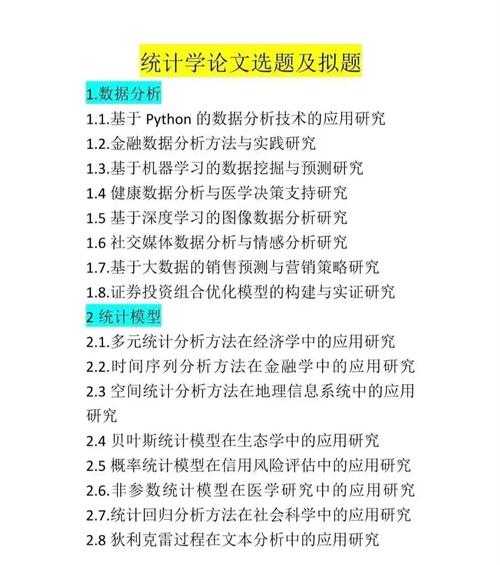 让你不再迷茫：什么是统计学的论文？一次搞懂学术写作核心